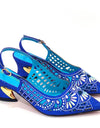 zapatos y bolso de fiesta para mujer, calzado transpirable, con diseño de flores