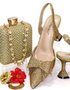 2023 Zapatos y bolso de diseño especial para fiesta de boda