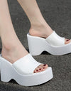 Sandalias de plataforma a la moda para mujer
