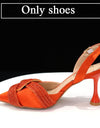 Bolso de mano con diseño italiano y zapatos de tacón alto a juego para mujer