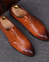 zapatos formales de cuero de vestir, de negocios para hombre