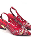 Conjunto de zapatos y bolso con punta estrecha, flor hueca, diseñador de lujo, 2023