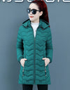 Parkas con capucha para mujer, de algodón gruesa coreana