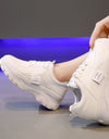 Zapatillas de deporte para mujer, de plataforma ligera a la moda