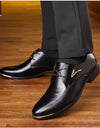 Zapatos de vestir clásicos con punta estrecha para hombre