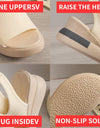 Sandalias de plataforma Color sólido con punta abierta