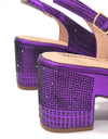 Zapatos elegantes de tacón alto con plataforma, con bolsa a juego