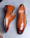 Zapatos de vestir de negocios, estilo británico, para hombre, grandes