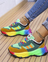 Zapatillas deportivas con plataforma  para correr, para Mujer