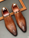 Zapatos Oxford de boda hechos a mano para hombre