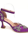 2022 Zapatos de estilo italiano para mujer, de fiesta y bolso