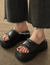 Zapatillas gruesas de plataforma para mujer