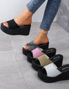 Sandalias de plataforma con cuña para Mujer