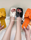 Sandalias planas de diseño a la moda para mujer