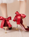 Zapatos de tacón de aguja con correa en el tobillo para mujer