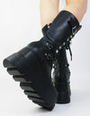 zapatos plataforma goticas de mujer moda 2023