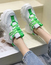 Zapatillas de deporte con plataforma para mujer