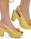 Zapatos florales estrellados para mujer, de tacón alto para fiesta, boda